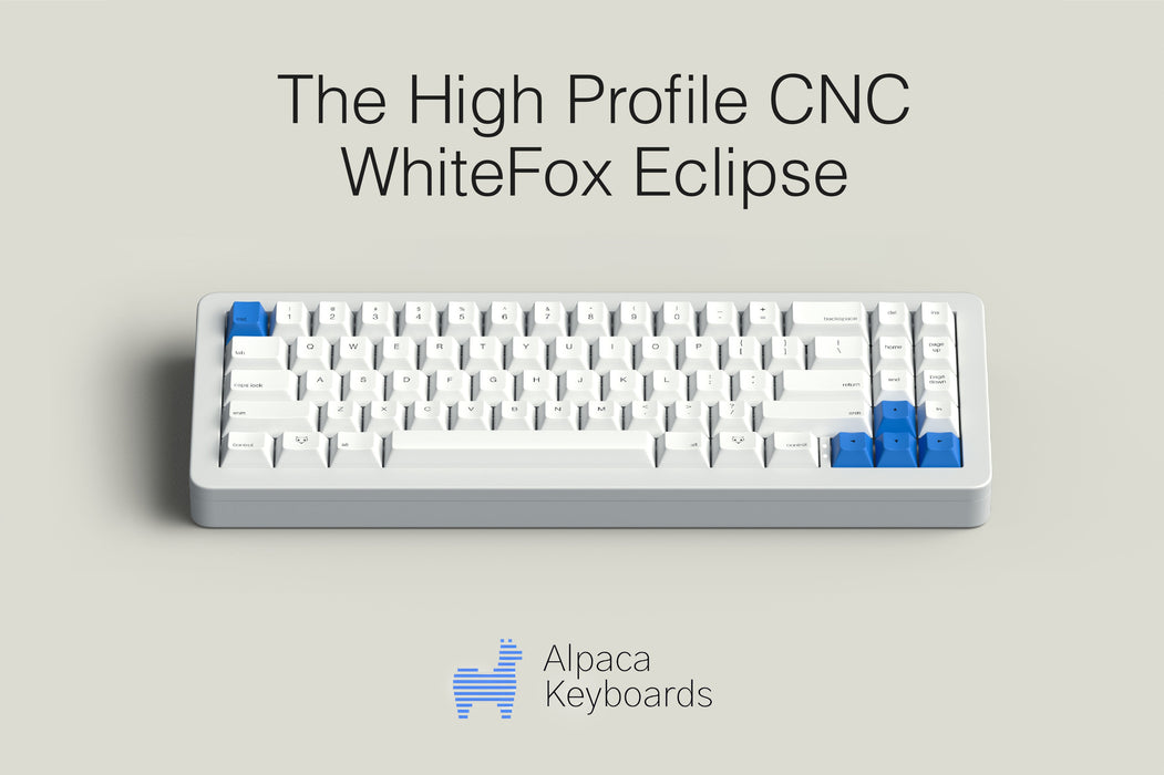 WhiteFox Eclipse Mechanical Keyboard - Aluminum High Profile