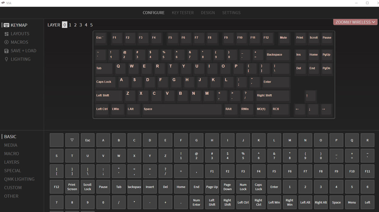 Zoom TKL Essential Edition - Cool Grey Mechanical Keyboard Kit
