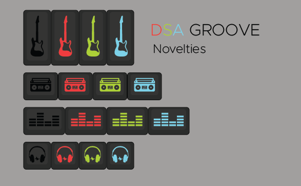 DSA Groove Keycap Set