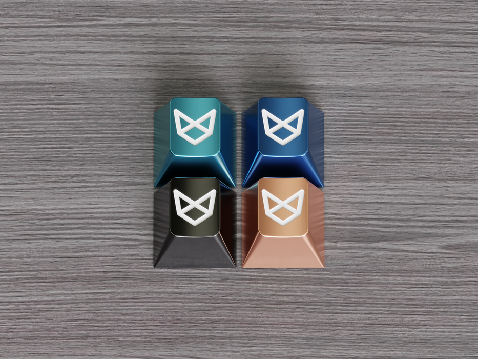 Kono Fox Metal Artisan Keycap