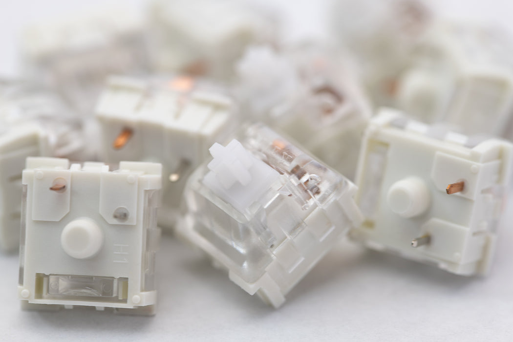 Halo Clear Mechanical Keyboard Switches (10 Count)