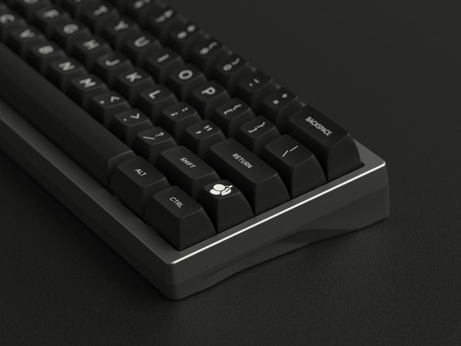 Maxkey SA White & Black Doubleshot Keycaps