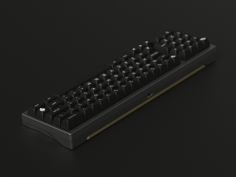 Maxkey SA White & Black Doubleshot Keycaps