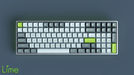 Maxkey Lime on a 96 Key Mechanical Keyboard