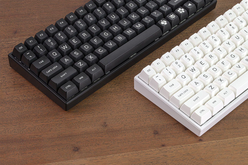 Maxkey SA White & Black Doubleshot Keycaps