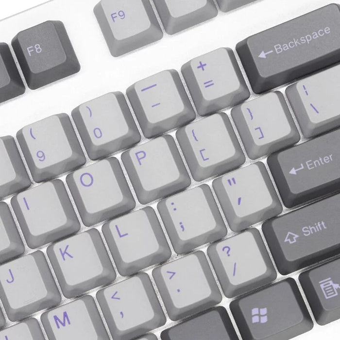 Tai-Hao Purple & Gray PBT Keycap Set