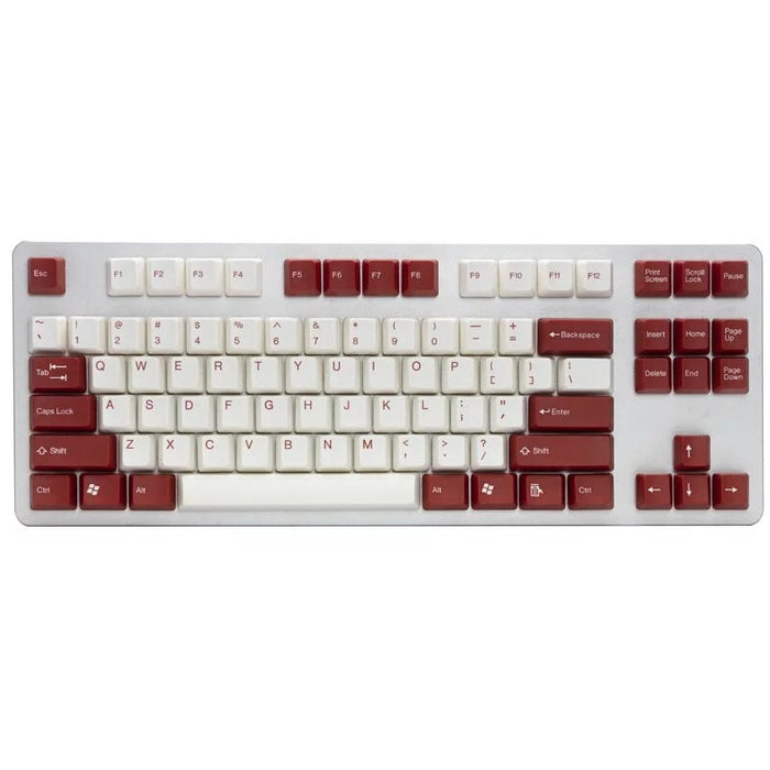 Tai-Hao White & Red ABS Keycap Set