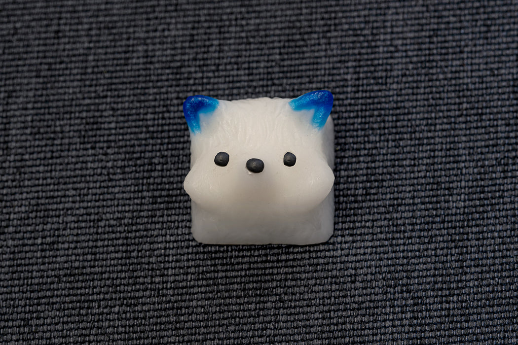 Kono WhiteFox Artisan Keycap ⁠— tinymakesthings