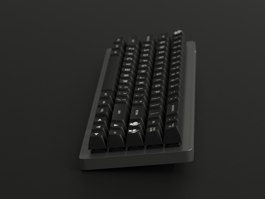 Maxkey SA White & Black Doubleshot Keycaps