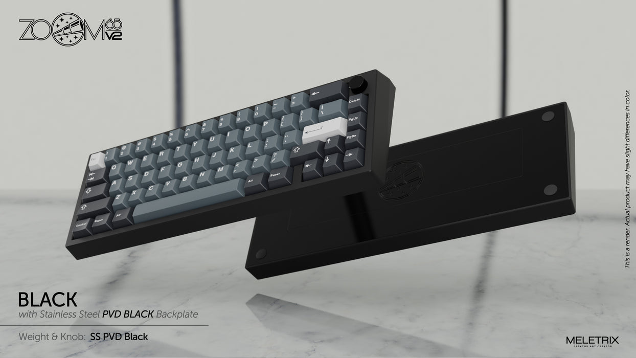 Zoom65 Essential Edition V2 - Black Mechanical Keyboard Kit — Kono ...