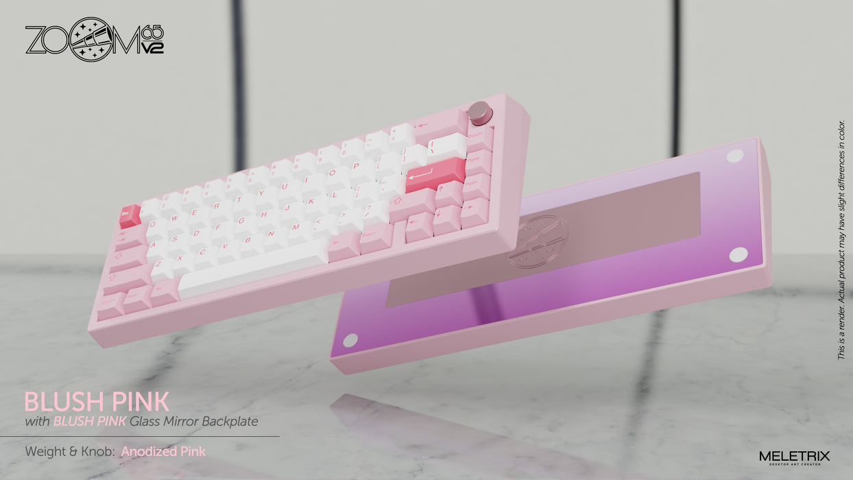 Zoom65 Essential Edition V2 - Blush Pink Mechanical Keyboard Kit