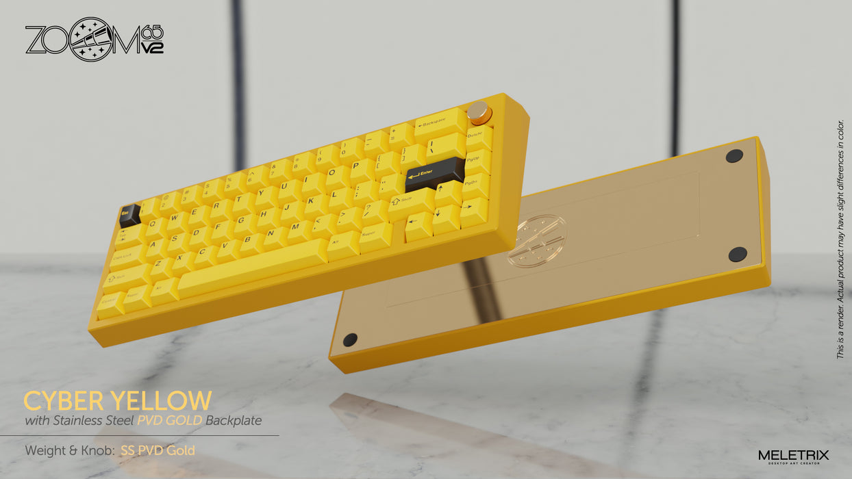 Zoom65 Essential Edition V2 - Cyber Yellow Mechanical Keyboard Kit
