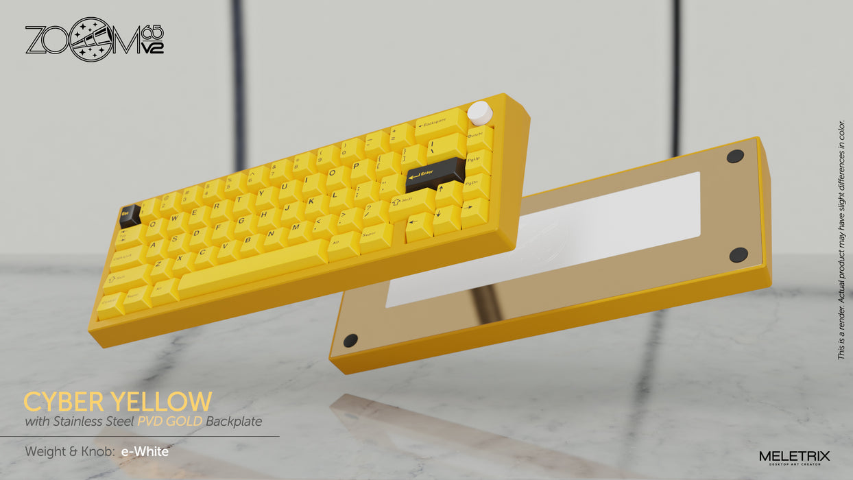 Zoom65 Essential Edition V2 - Cyber Yellow Mechanical Keyboard Kit