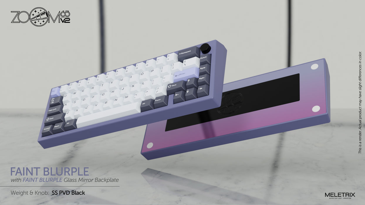 Zoom65 Essential Edition V2 - Faint Blurple Mechanical Keyboard Kit