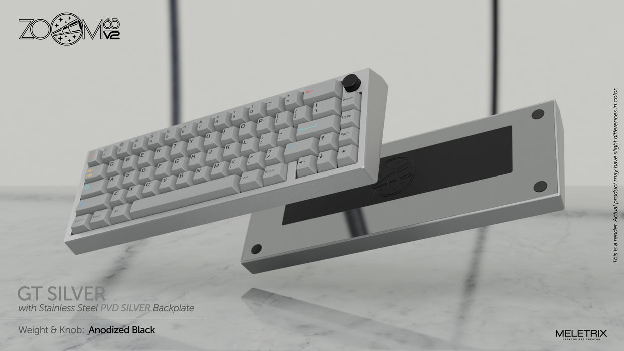 Zoom65 Essential Edition V2 - GT Silver Mechanical Keyboard Kit