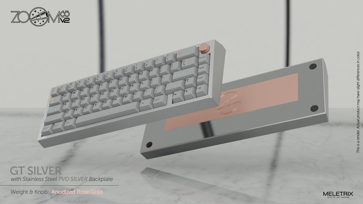 Zoom65 Essential Edition V2 - GT Silver Mechanical Keyboard Kit