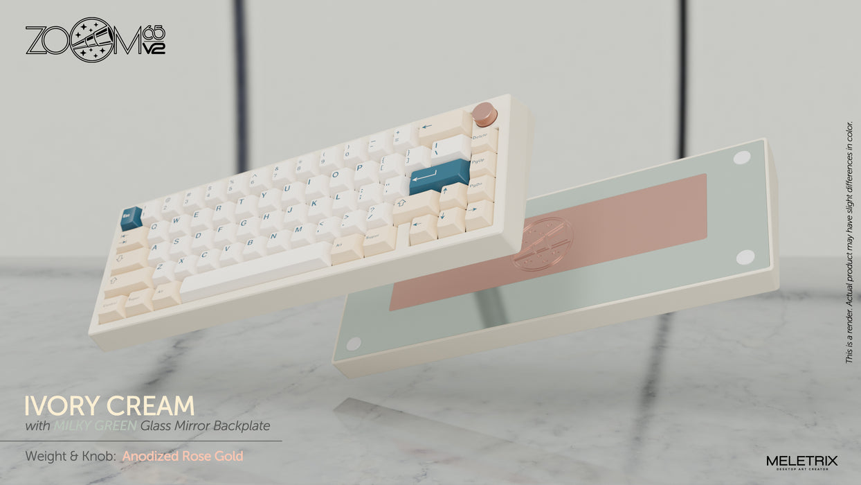 Zoom65 Essential Edition V2 - Ivory Cream Mechanical Keyboard Kit