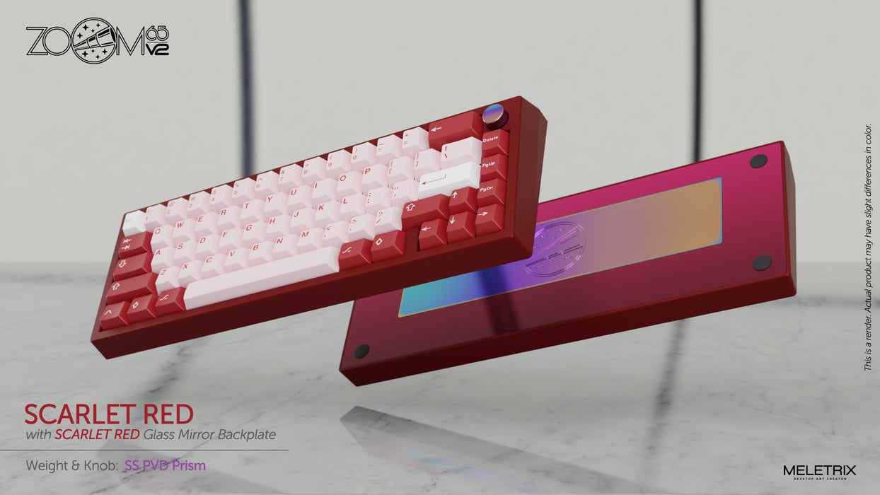 Zoom65 Essential Edition V2 - Scarlet Red Mechanical Keyboard Kit