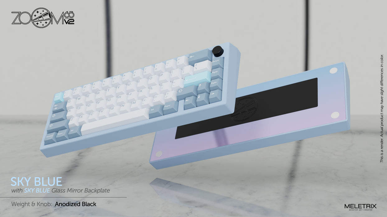 Zoom65 Essential Edition V2 - Sky Blue Mechanical Keyboard Kit