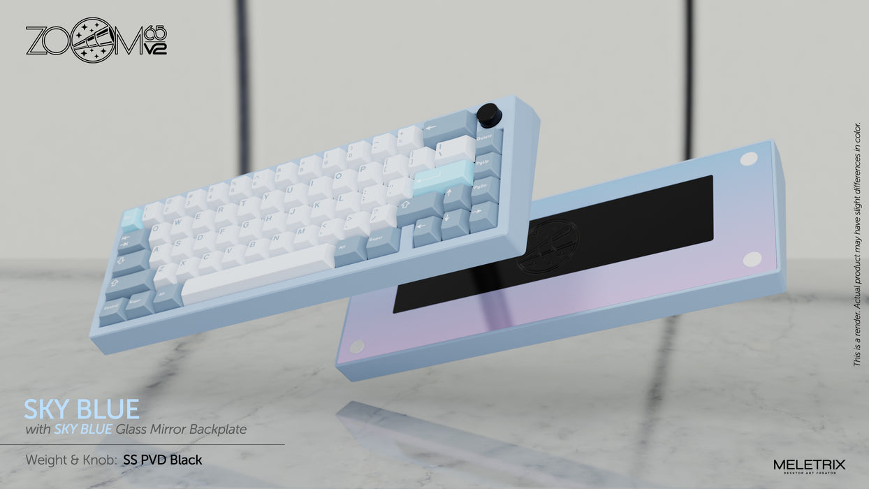 Zoom65 Essential Edition V2 - Sky Blue Mechanical Keyboard Kit