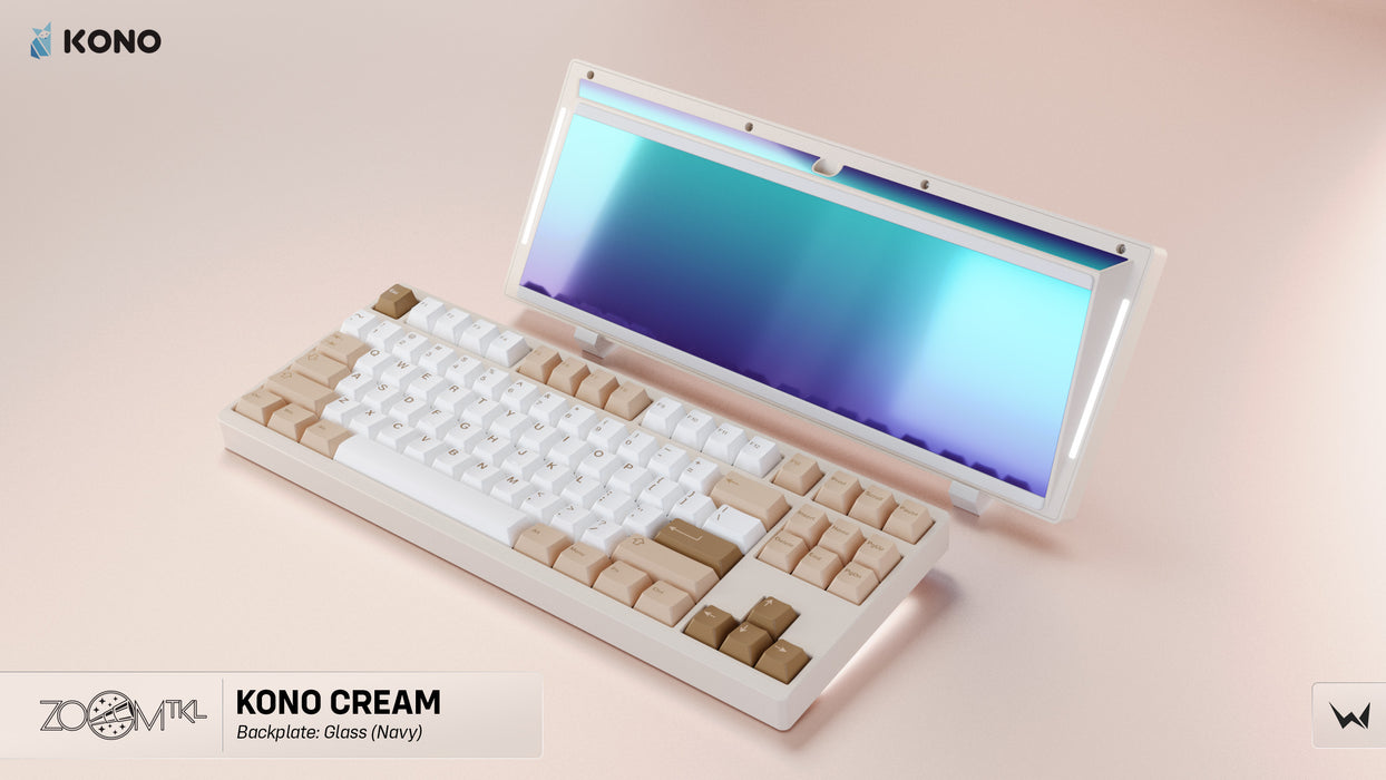 Zoom TKL Essential Edition - Cream Mechanical Keyboard Kit (Kono Exclusive Color)