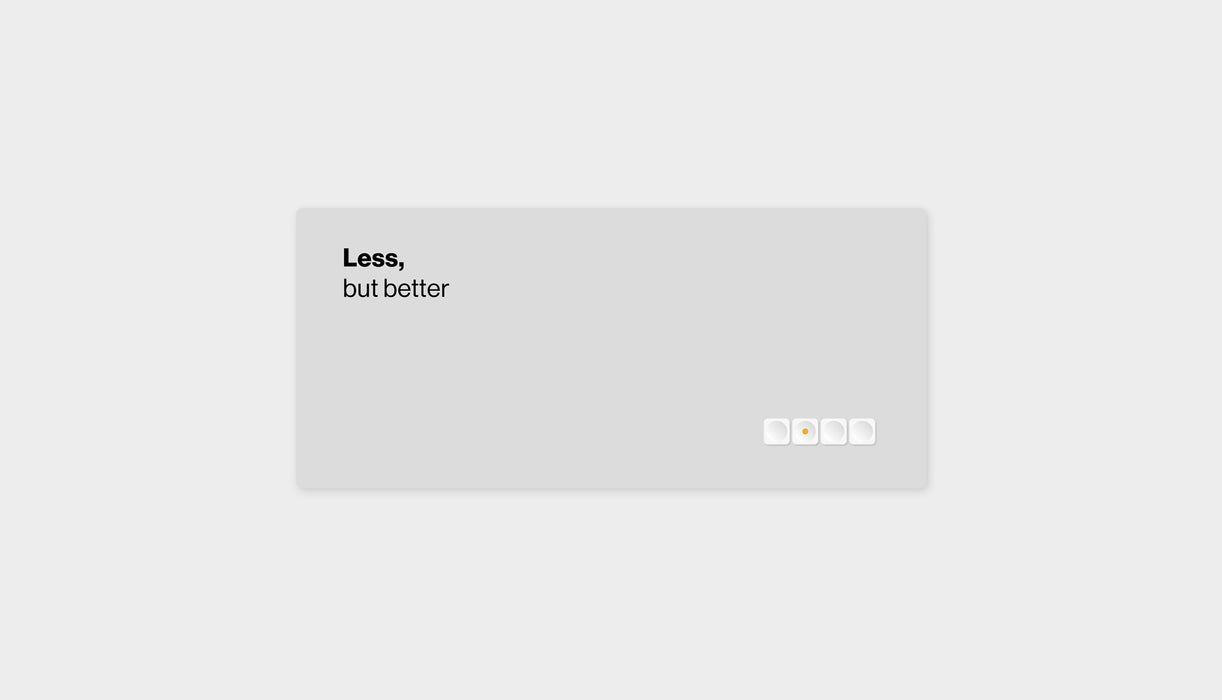 ePBT Less But Better