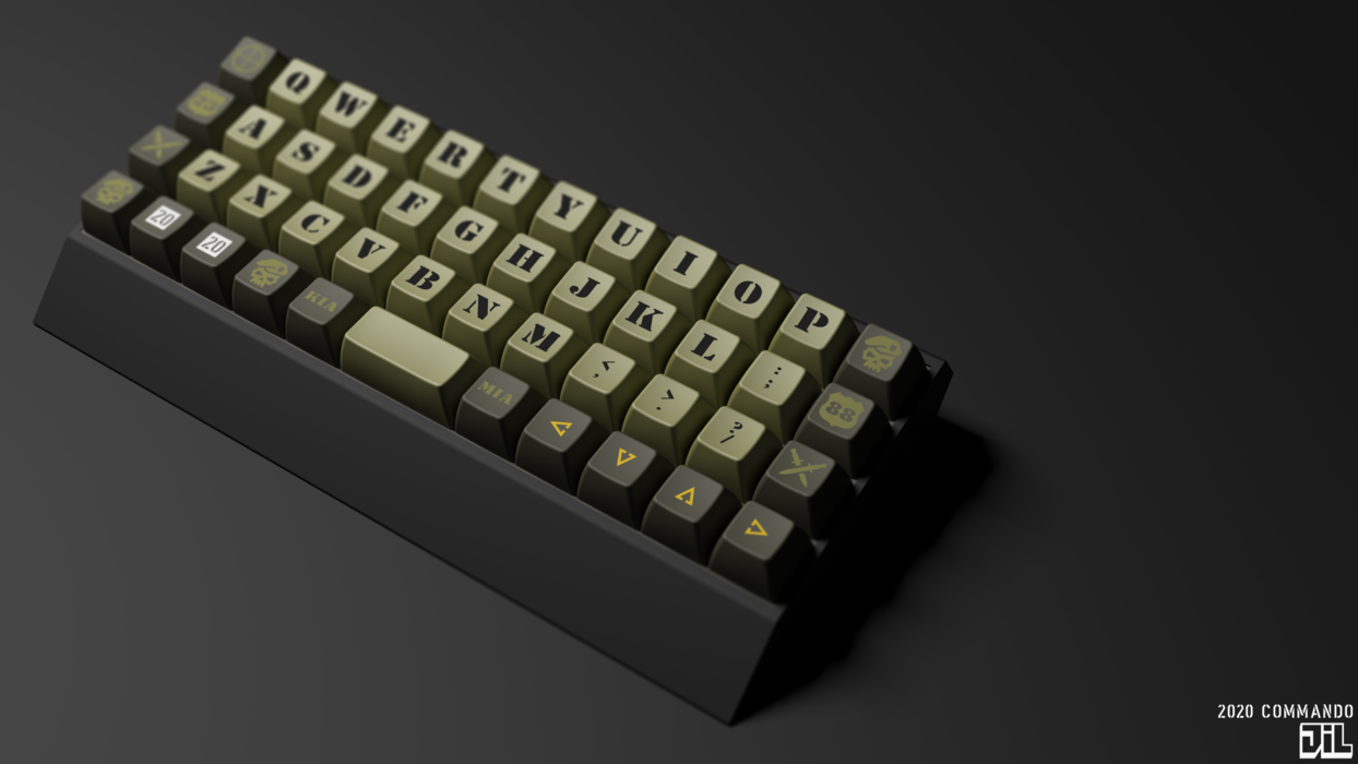 2020 Commando Keycap Set