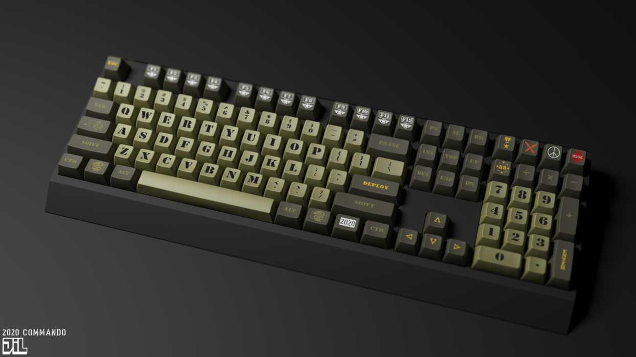 2020 Commando Keycap Set