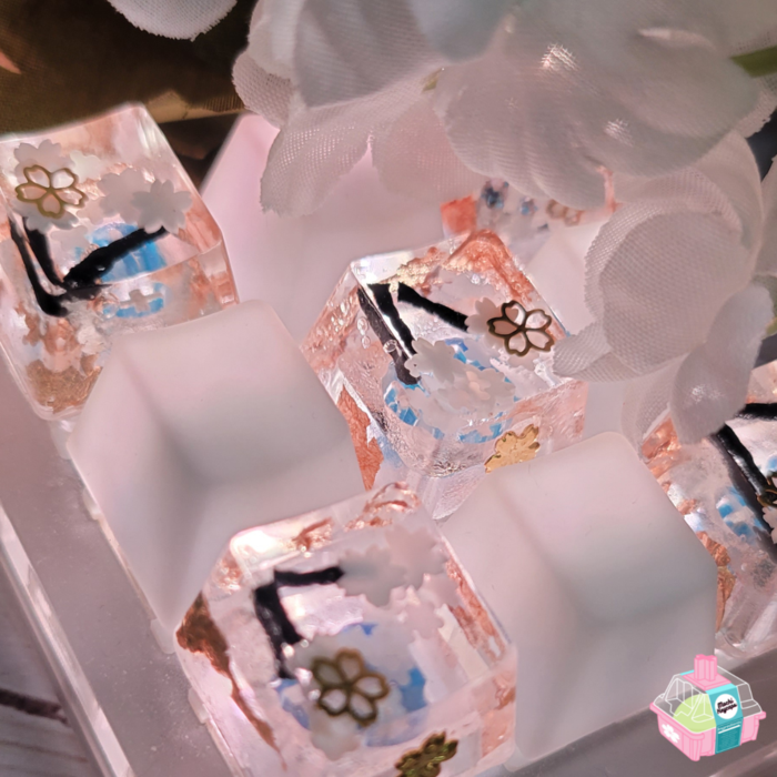 Sakura Artisan by Mochi Keycaps