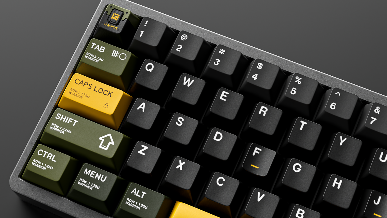ePBT Warrior MK Ⅲ Keycap Set by ALOHAKB