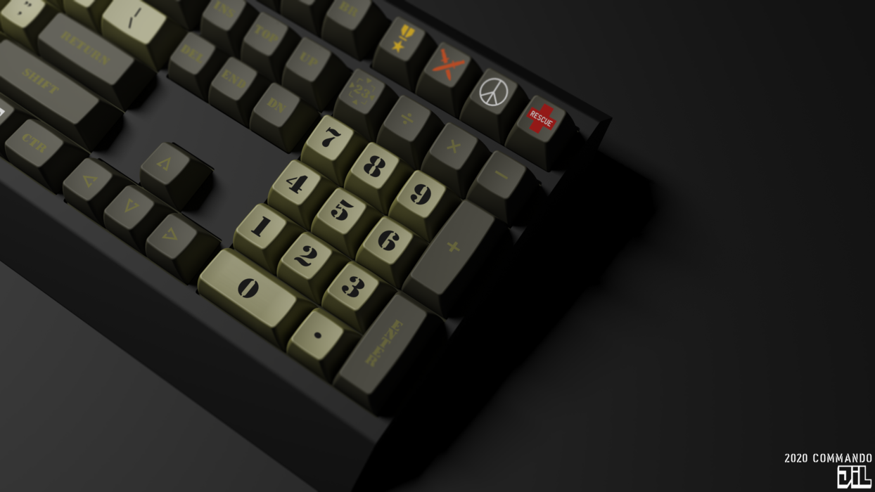 2020 Commando Keycap Set