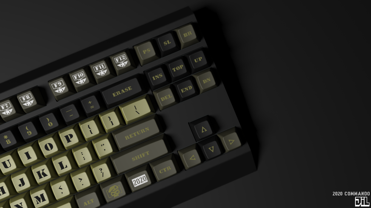 2020 Commando Keycap Set