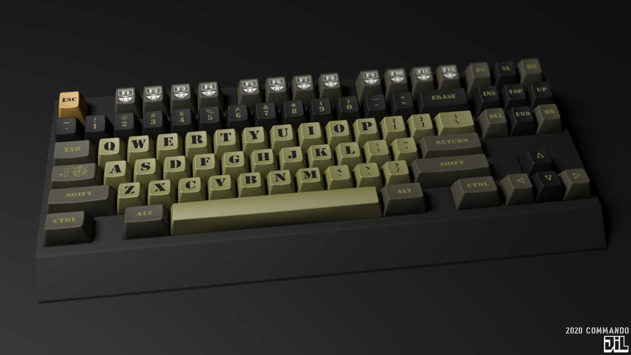 2020 Commando Keycap Set