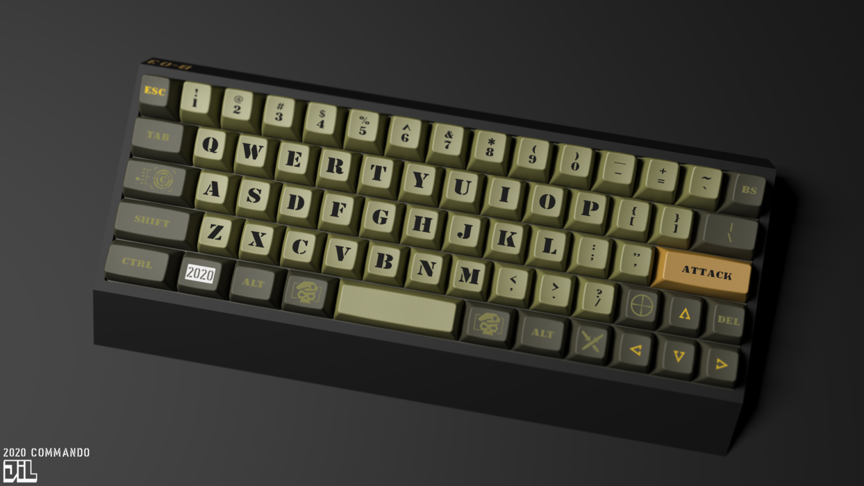 2020 Commando Keycap Set