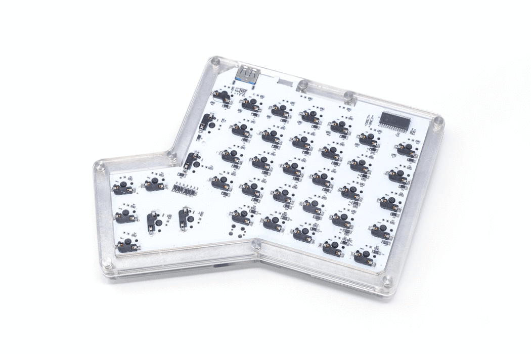 ErgoDox 76 "Hot Dox" Mechanical Keyboard Kit and ErgoDox Keycaps
