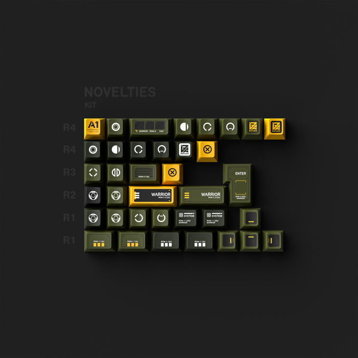 ePBT Warrior MK Ⅲ Keycap Set by ALOHAKB