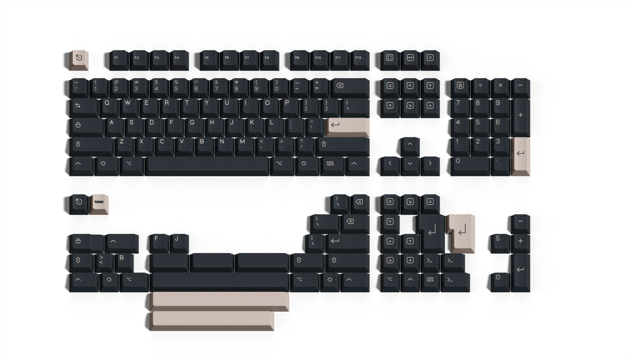 THOK Lab Dark - PBT Keycap Set