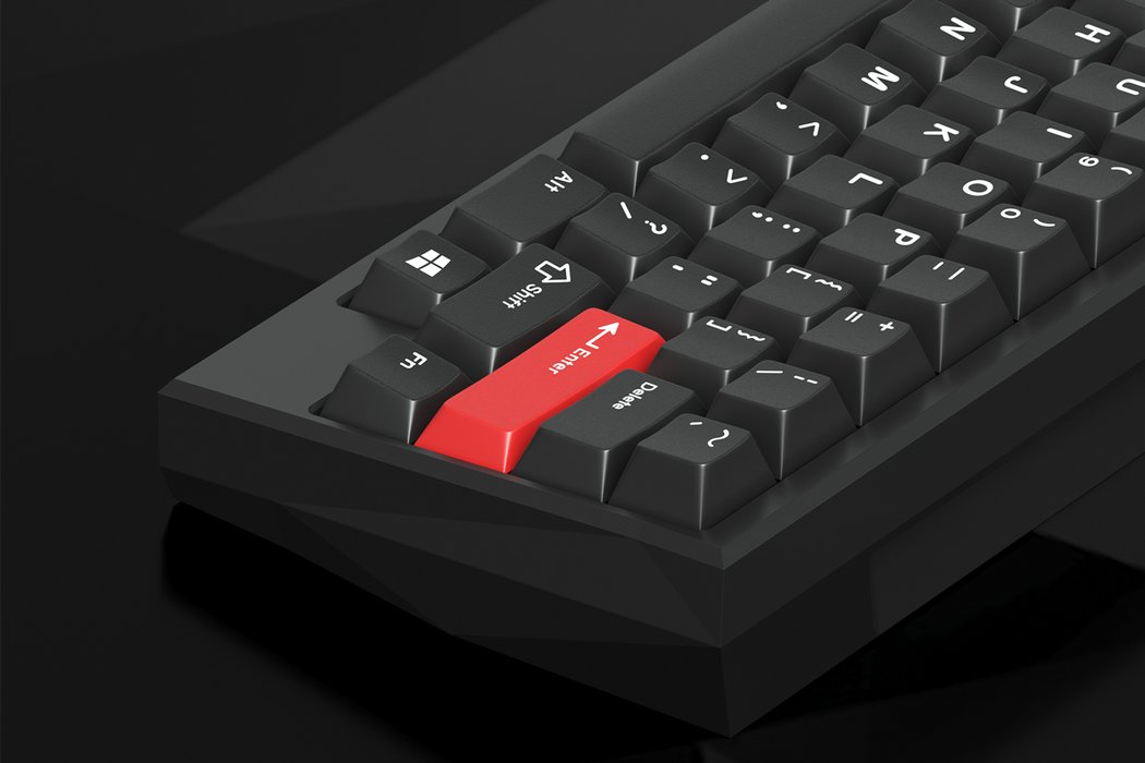 Close Up of Kira 60 Mechanical Keyboard