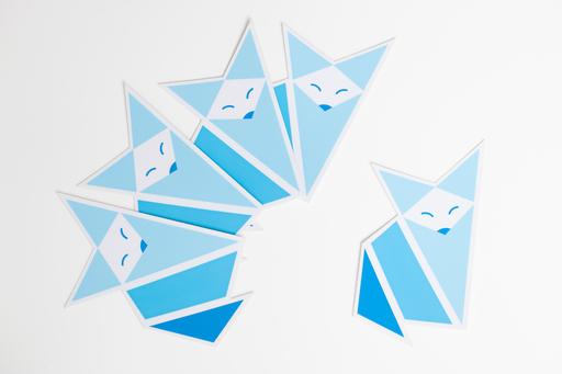 Kono the Fox Stickers (5 ct.)