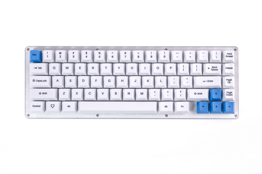 WhiteFox Keyboard Kit - True Fox